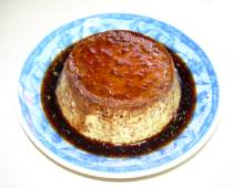 Recet de cocina de flan de leche condensada