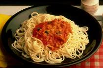 Receta de cocina de espagueti a la boloñesa