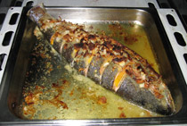 Foto Receta: Trucha salmonada al horno