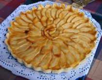 Foto receta pastel de manzana