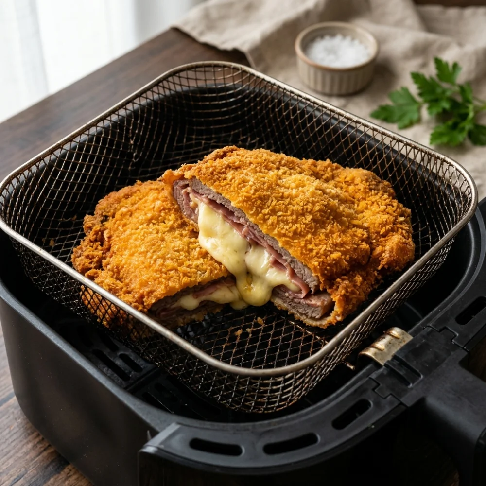 Cachopo en freidora de aire