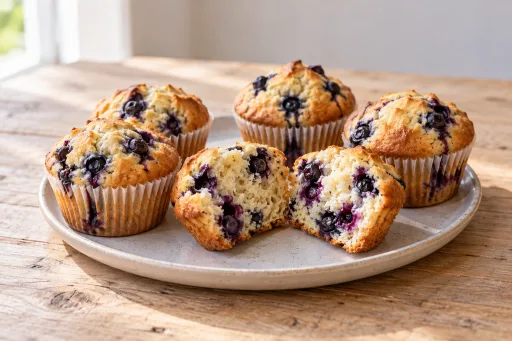 Muffins de arandanos