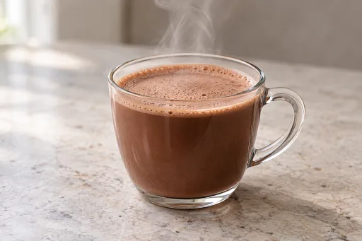 Chocolate caliente con miel