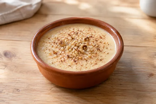 Natillas con nueces
