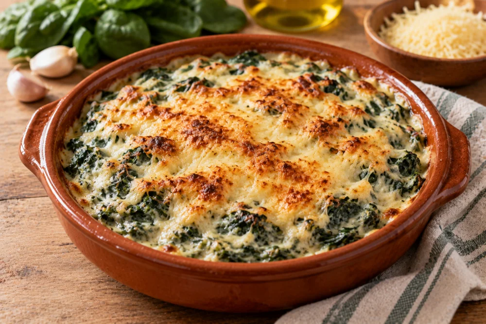 Espinacas con bechamel