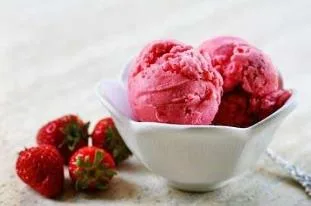 Helado de Fresa