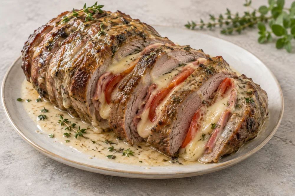 Colita de Cuadril con jamón y queso