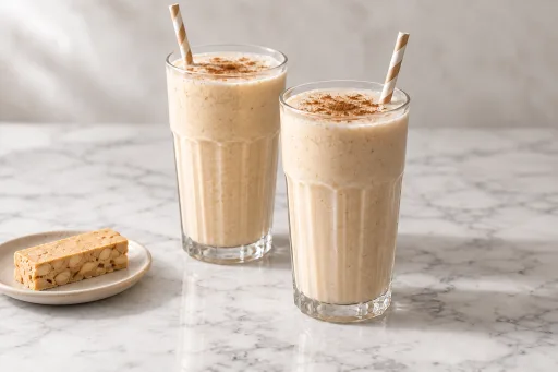 Batido de turrón