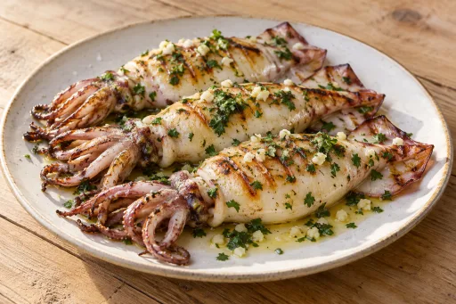 Calamares a la plancha