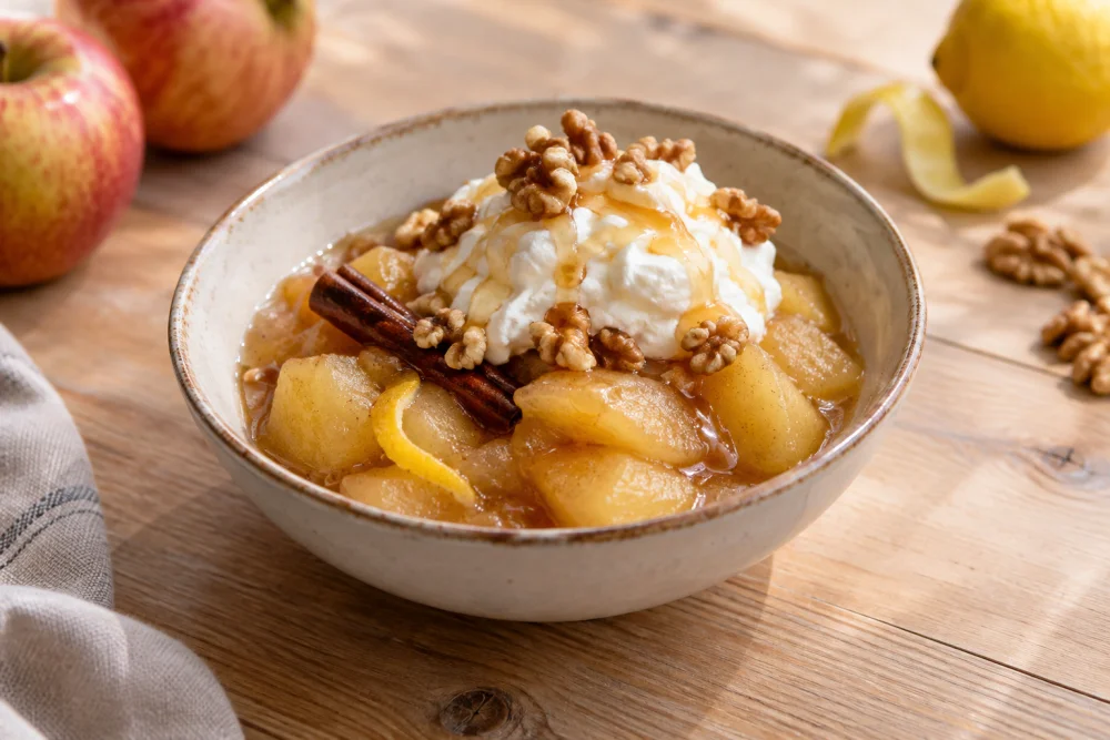 Compota de manzana