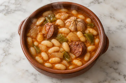 Alubias con chorizo