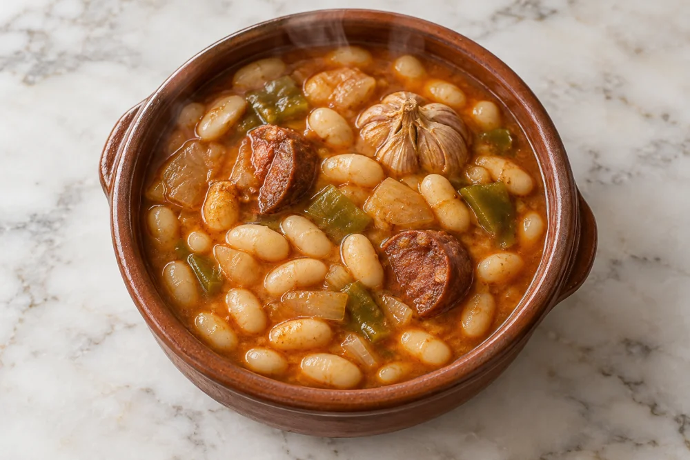 Alubias con chorizo