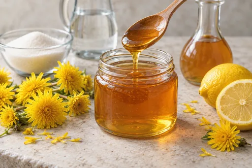 Miel vegana de diente de león: dulce y floral