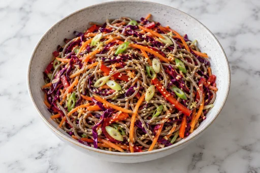 Ensalada de soba para táper: fría y sabrosa
