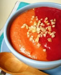 Salmorejo dos colores