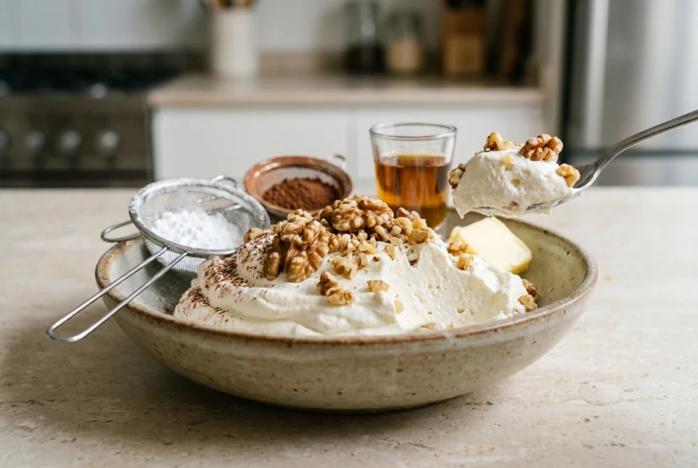 Nata con nueces