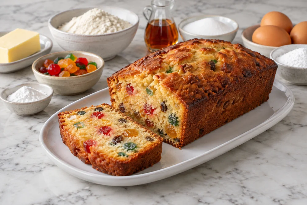 Plum cake de frutas