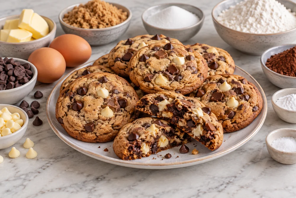 Cookies tres chocolates