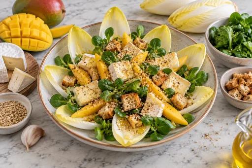 Ensalada de endivias y mango