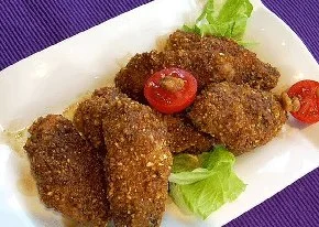 Alitas de pollo con salsa de soja y miel