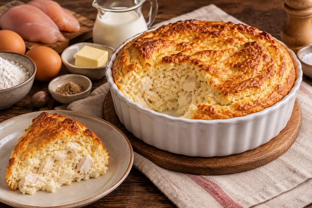 Soufle de pollo