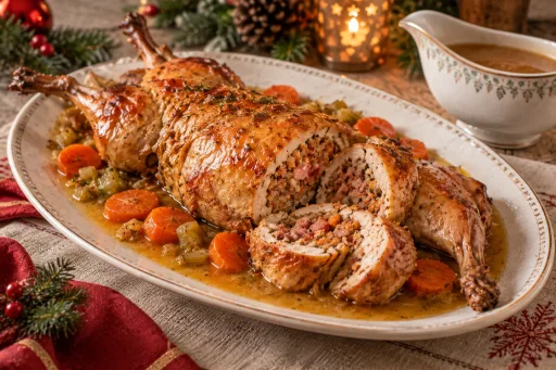 Conejo relleno de navidad