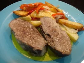 Presa ibérica al whisky y al horno