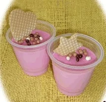 Natillas de fresa