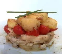 Timbal de pollo a las hiervas provenzales