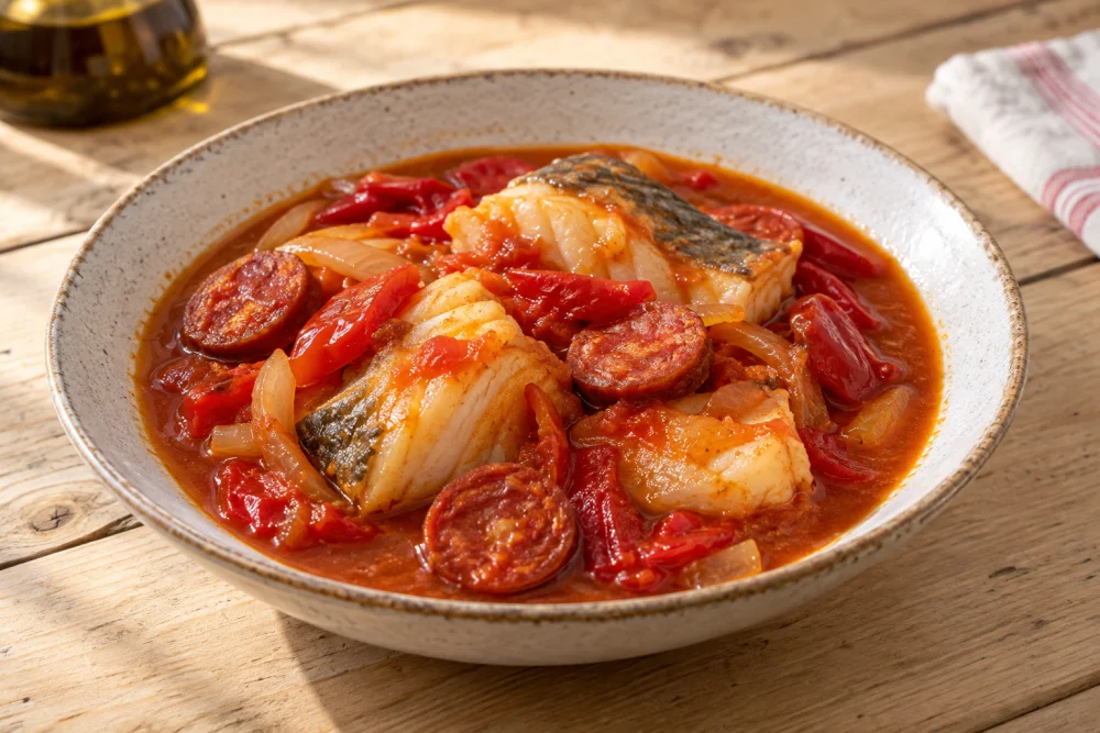 Bacalao a la Riojana