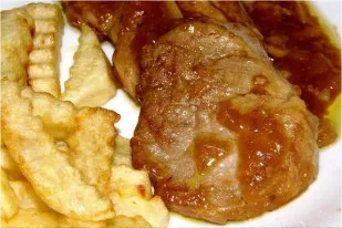 Solomillo de cerdo al whisky