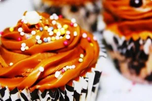 Cupcakes de piña y crema de speculoos