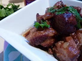 Cerdo dulce al estilo Thai