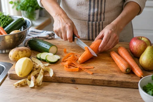 Pelar menos y tirar menos: verduras que se comen con piel