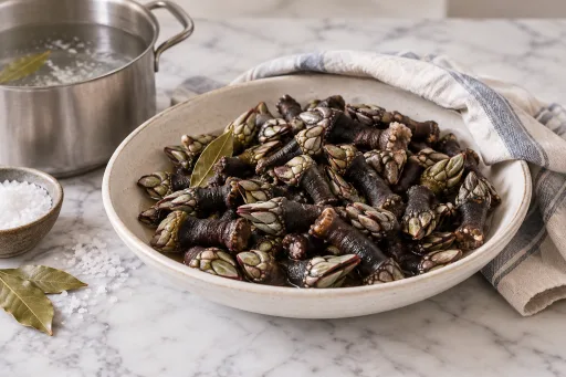 Cómo cocer percebes en su punto
