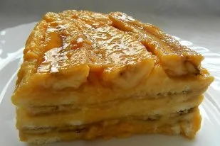 Tarta de plátano