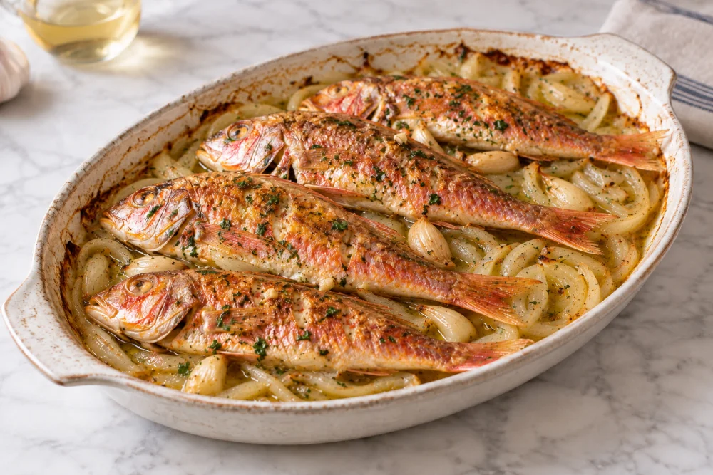 Salmonete al horno