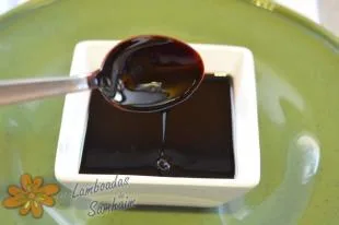 Reducción de vino