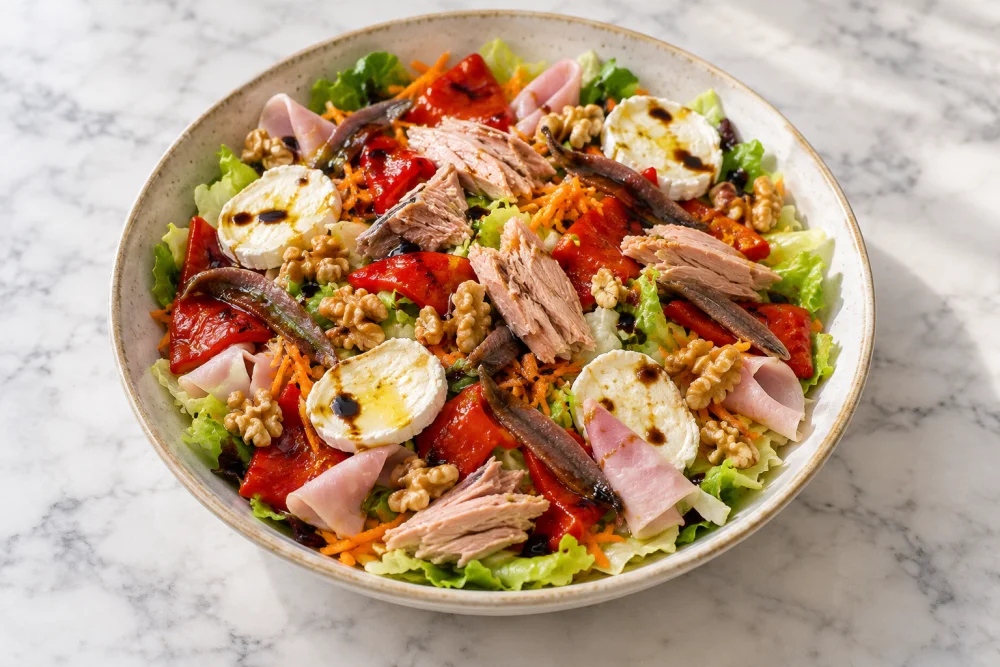 Ensalada de pimientos de piquillo y ventresca