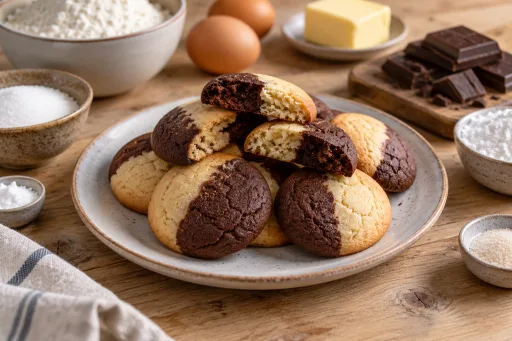 Galletas blanco y negro