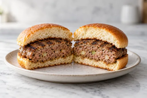 Hamburguesas de ternera ligeras