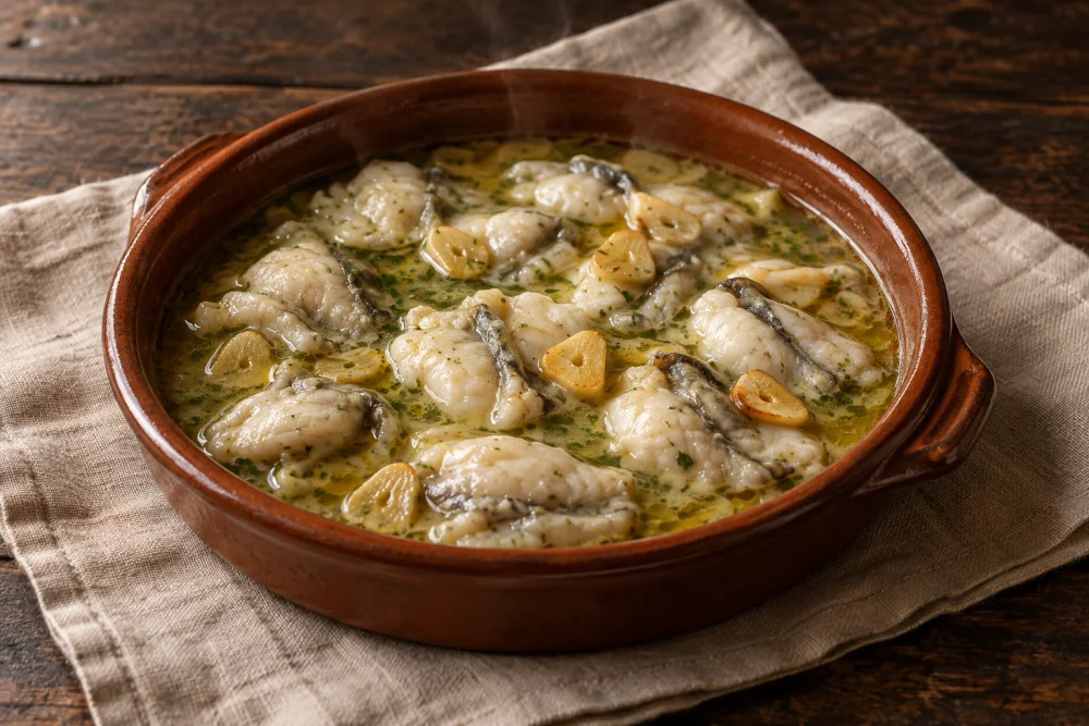 Kokotxas (cocochas) en salsa verde