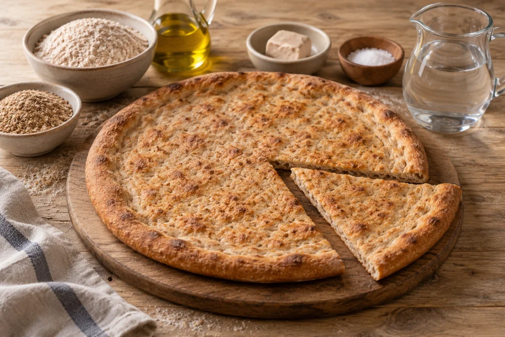 Masa para pizza integral