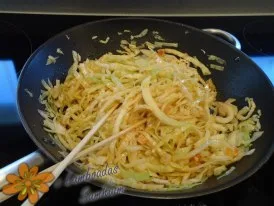 Ensalada oriental de col