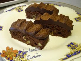 Brownies de ganache