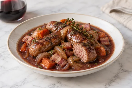 Butifarras al vino tinto