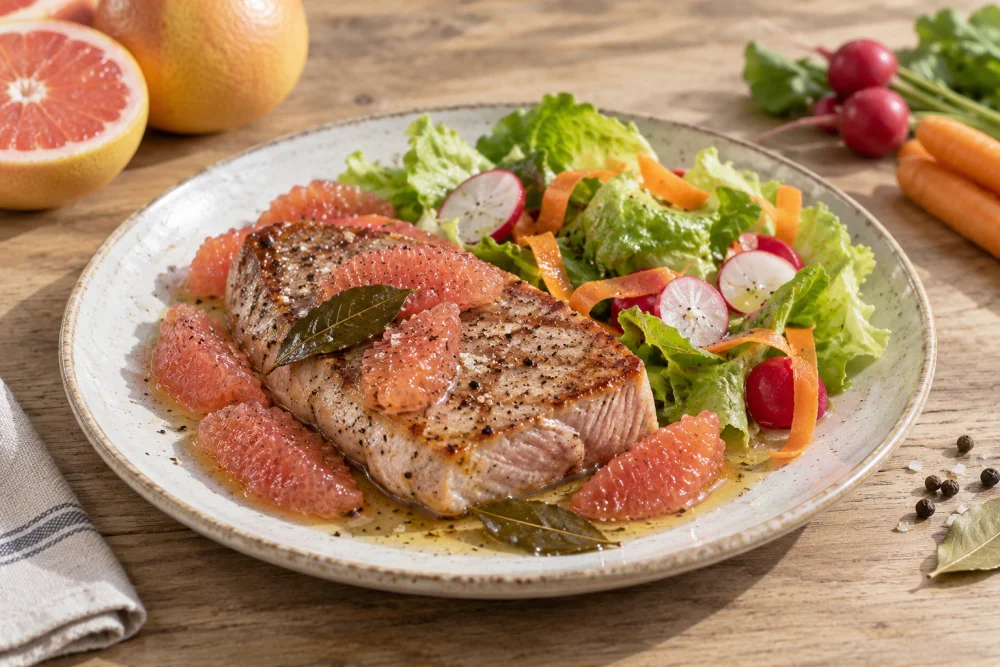 Atún al pomelo