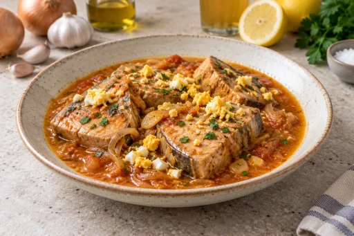 Atún a la sidra