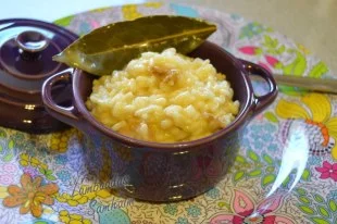 Risotto con escabeche