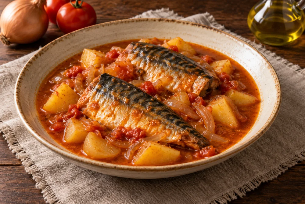 Caballa guisada